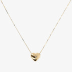Collana Milor donna Catena Veneziana con Cuore e Punto Luce Oro 375