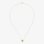 Collana Milor donna Catena Veneziana con Cuore e Punto Luce Oro 375