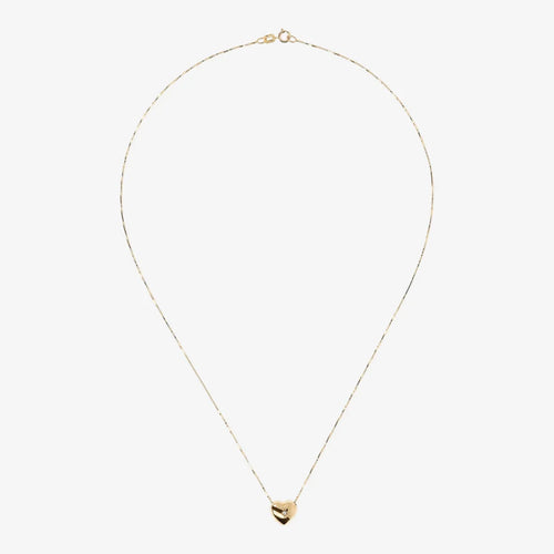 Collana Milor donna Catena Veneziana con Cuore e Punto Luce Oro 375