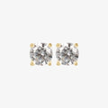 Orecchini a lobo Milor donna Punto Luce in Cubic Zirconia con Griffe Oro 375
