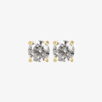 Orecchini a lobo Milor donna Punto Luce in Cubic Zirconia con Griffe Oro 375