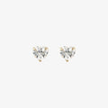 Orecchini a lobo Milor donna Cuore Punto Luce in Cubic Zirconia Oro 375