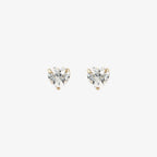 Orecchini a lobo Milor donna Cuore Punto Luce in Cubic Zirconia Oro 375