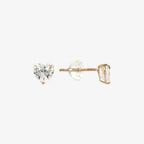 Orecchini a lobo Milor donna Cuore Punto Luce in Cubic Zirconia Oro 375