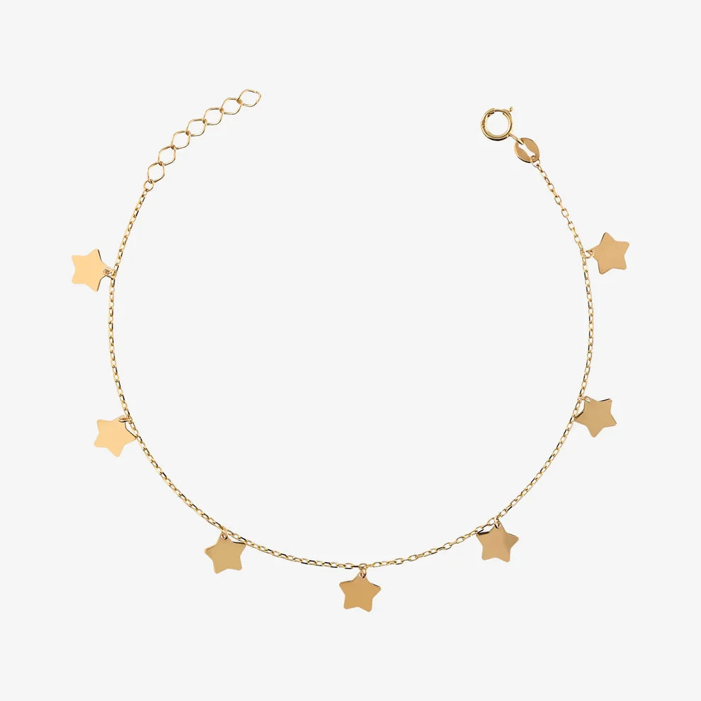 Bracciale Milor donna Oro 375 con Ciondoli Stella