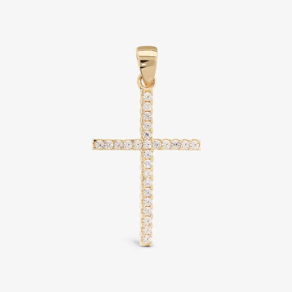 Ciondolo Milor Croce con Cubic Zirconia Oro 375