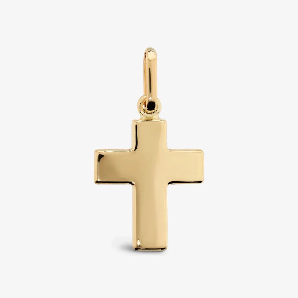 Ciondolo Milor Croce Lucida Oro 375
