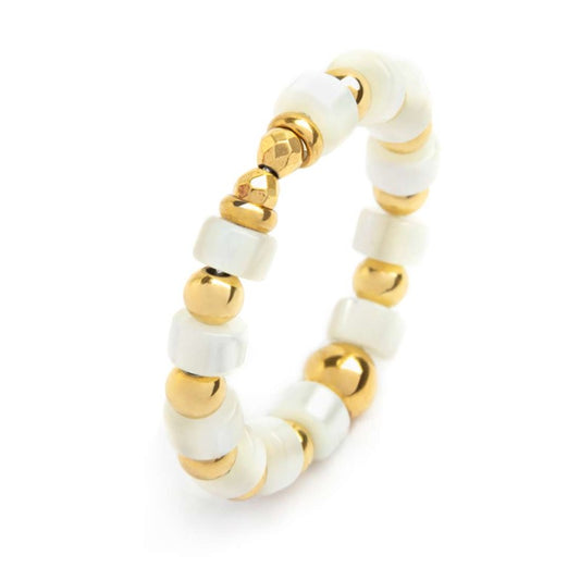 Anello Marlù donna Pietre madreperla gold