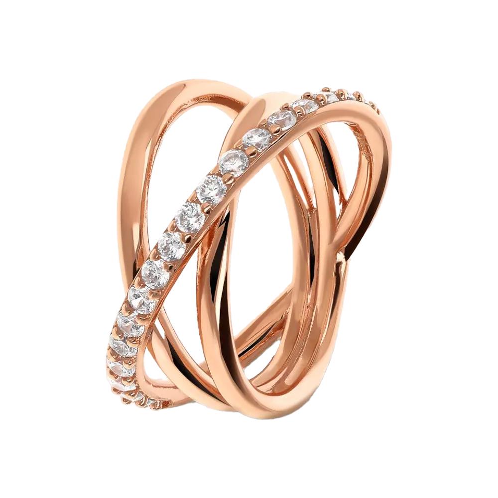 Anello Bronzallure donna Multifilo con veretta