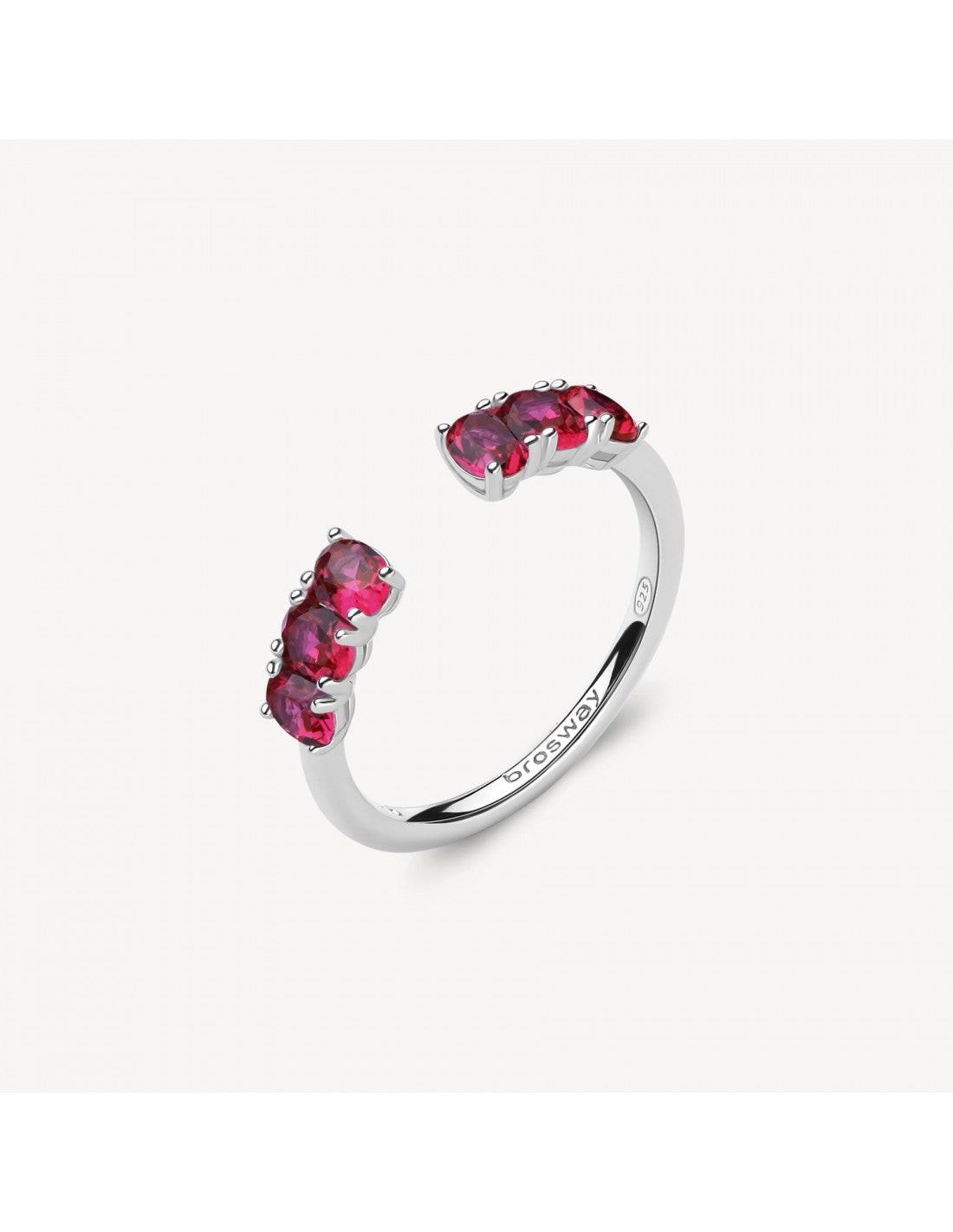 Anello argento Fancy passion ruby