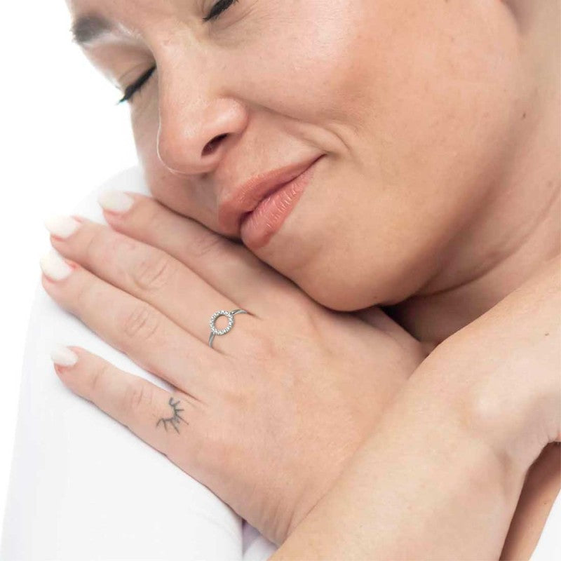 Anello Marlù Cerchio con zirconi
