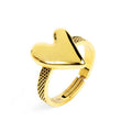 Anello Marlù Cuoricino bombato gold