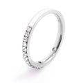 Anello Marlù donna Zirconi e smalto bianco