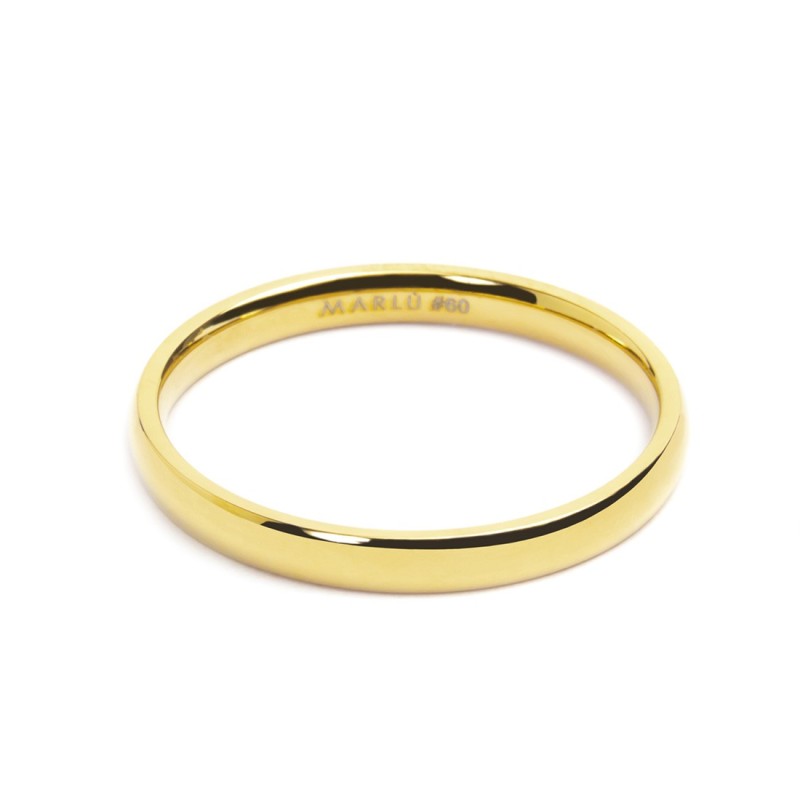 Anello Marlù Fedina spessore 2,5mm Gold