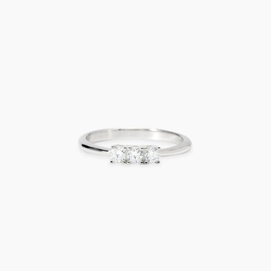 Anello Mabina donna Diamante Lab Grown Trilogy 0,09ct.