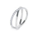 Anello Marlù Incrocio con zirconi
