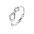 Anello Marlù Infinito con zirconi