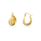 Orecchini Anartxy donna Essentials Cerchio Tripla corda piccolo