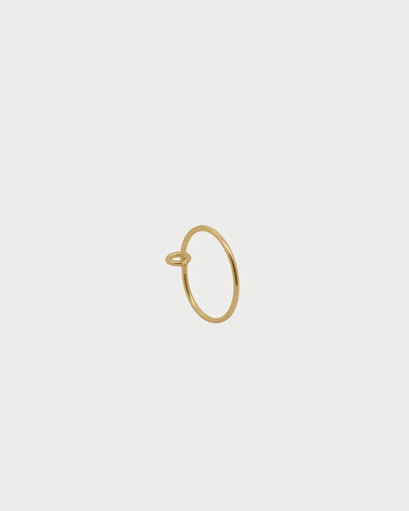 Orecchino mono Rue des Mille Charm bar Hoop small