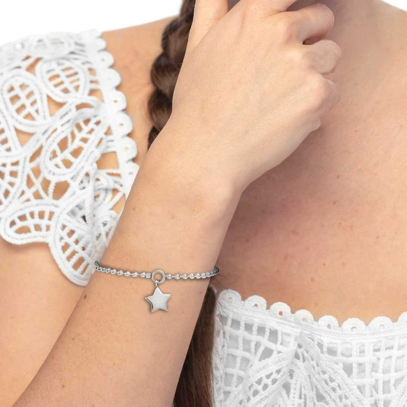 Bracciale Marlù Sfere con stella bombata