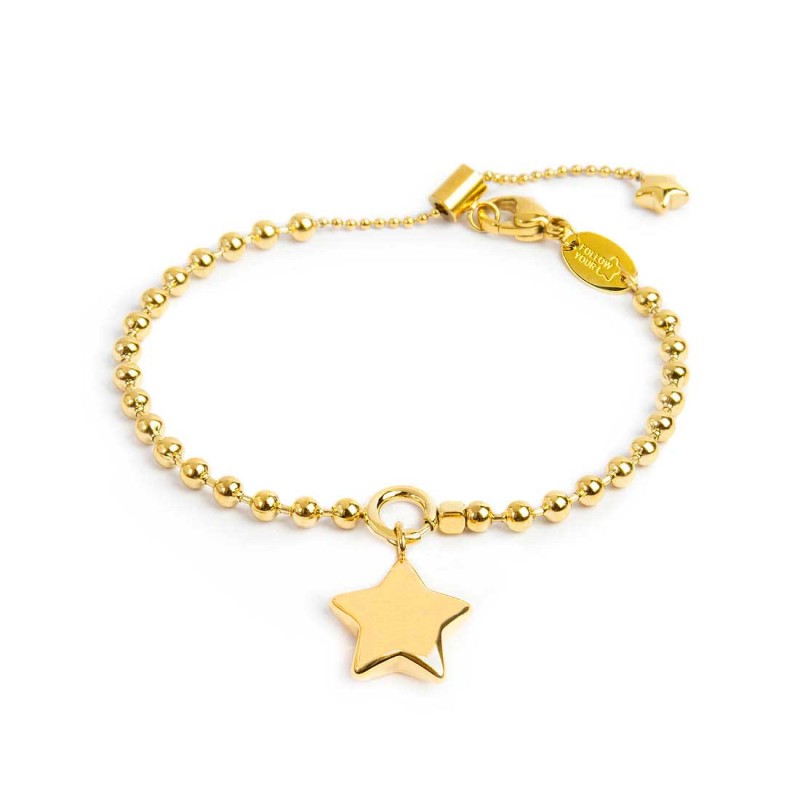 Bracciale Marlù Sfere con stella bombata