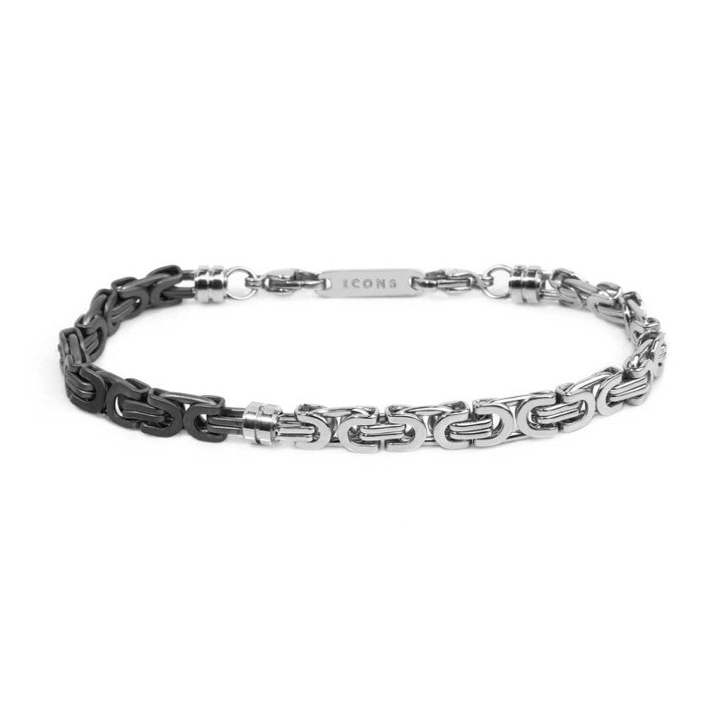 Bracciale Marlù uomo catena bizantina da 0,6cm