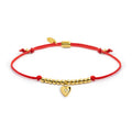 Bracciale Marlù donna Cordino rosso con cuore pendente