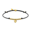 Bracciale Marlù donna Cordino nero con cuore pendente