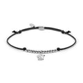 Bracciale Marlù donna Cordino nero con stella pendente
