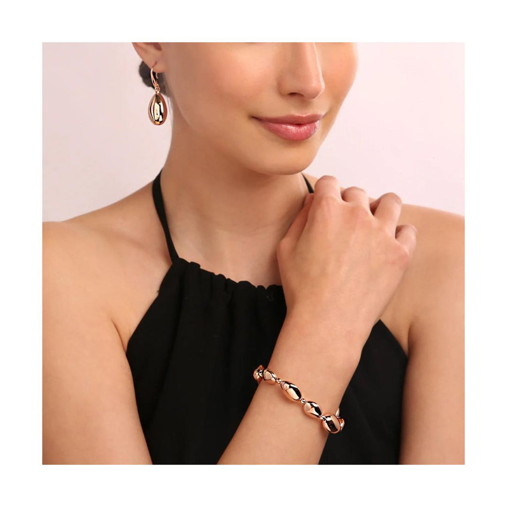 Bracciale Bronzallure con Pepite Alternate Rosè