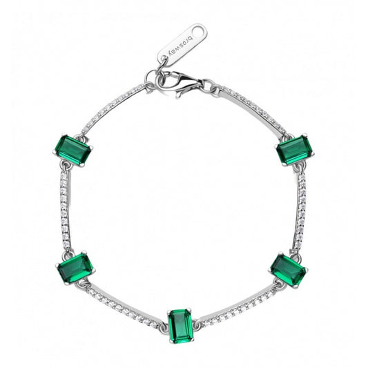 Bracciale argento Fancy life green