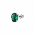 Orecchino argento Fancy life green