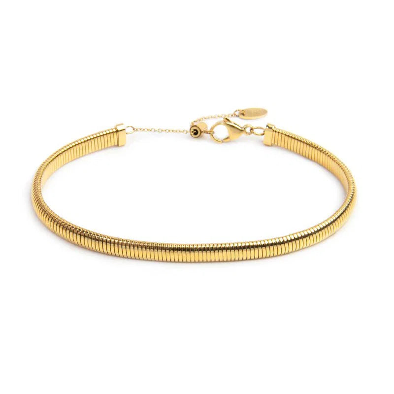 Cavigliera Marlù catena tubogas gold