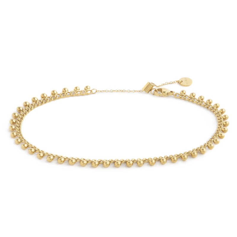 Cavigliera Marlù donna Grumetta con sferette pendenti