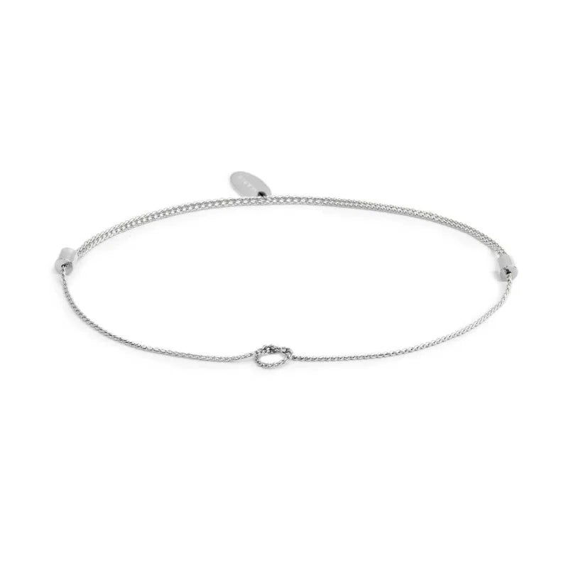 Cavigliera Marlù catena serpentine con nodo