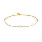 Cavigliera Marlù  catena serpentine con nodo