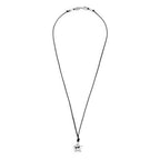Collana Marlù Cordino nero con stella bombata