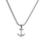 Collana Marlù uomo con ancora pendente