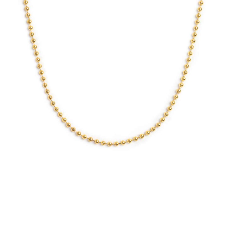 Collana Marlù Donna Catena a sfere Gold