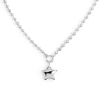 Collana Marlù Sfere con stella bombata