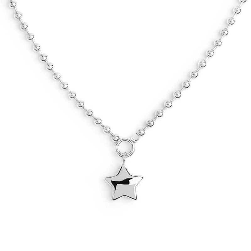 Collana Marlù Sfere con stella bombata