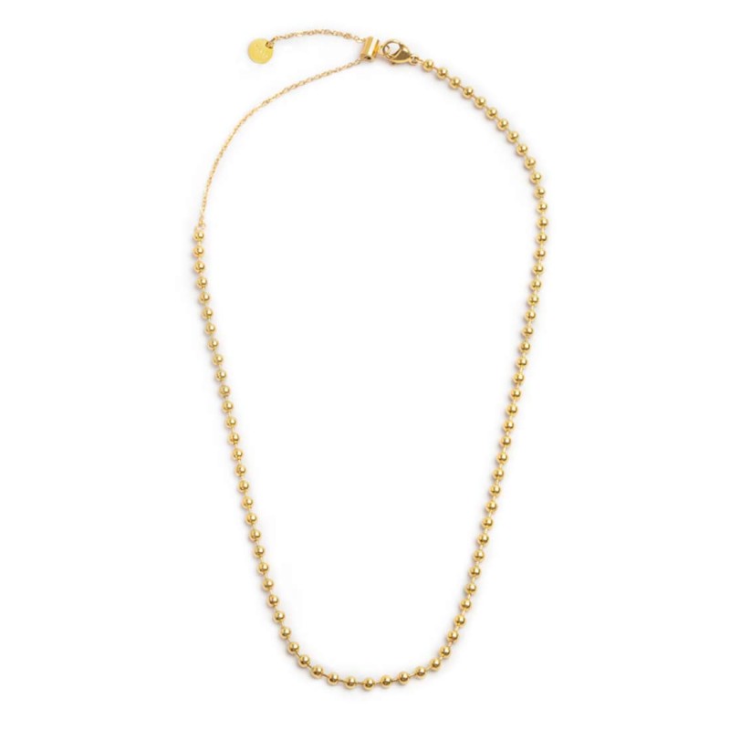 Collana Marlù Donna Catena a sfere Gold