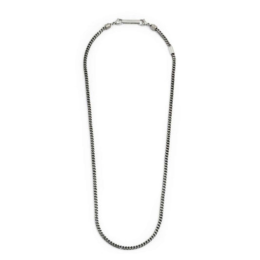 Collana Marlù uomo Catena fish bone brunita