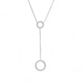 Collana Marlù Cerchi con zirconi bianchi