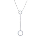 Collana Marlù Cerchi con zirconi bianchi