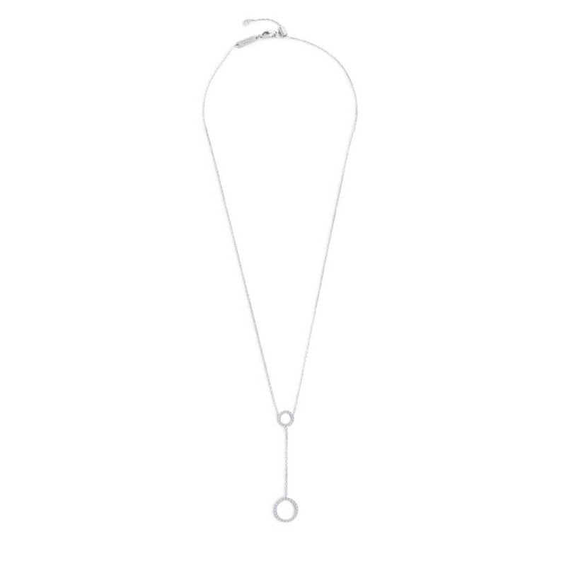 Collana Marlù Cerchi con zirconi bianchi