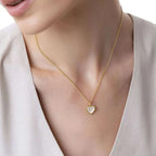 Collana Vestopazzo donna Cuore vintage madreperla