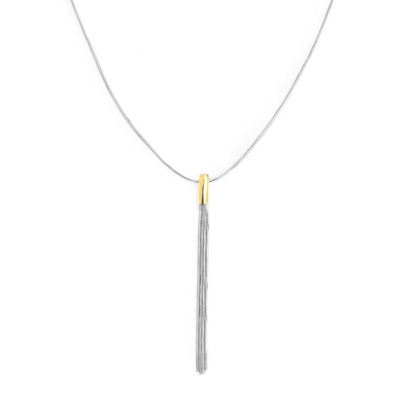 Collana Marlù donna con centrale pendente multifilo