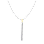 Collana Marlù donna con centrale pendente multifilo