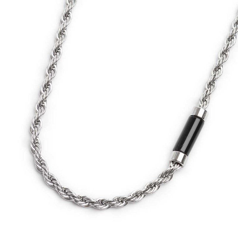 Collana Marlù uomo con elemento in pietra